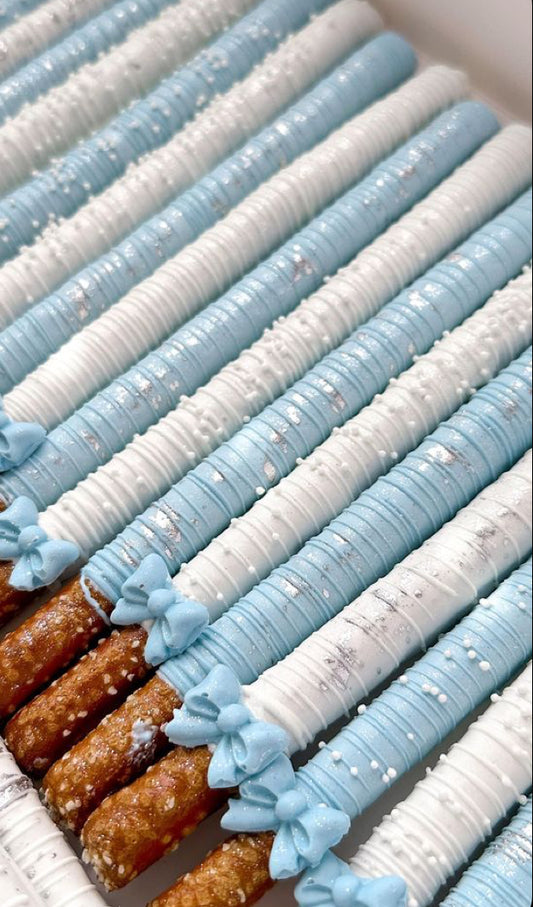 Chocolate Dipped Pretzels (12/dozen)