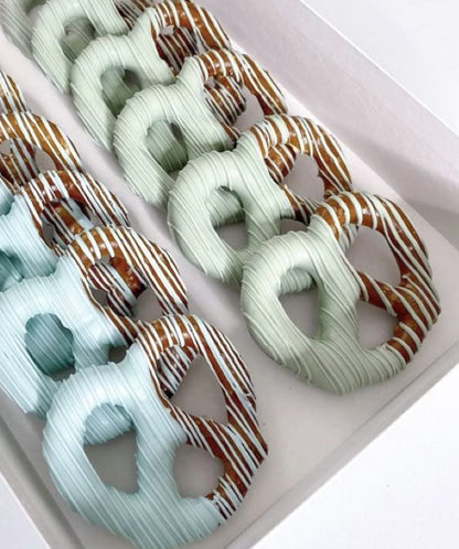 Chocolate Dipped Pretzels (12/dozen)